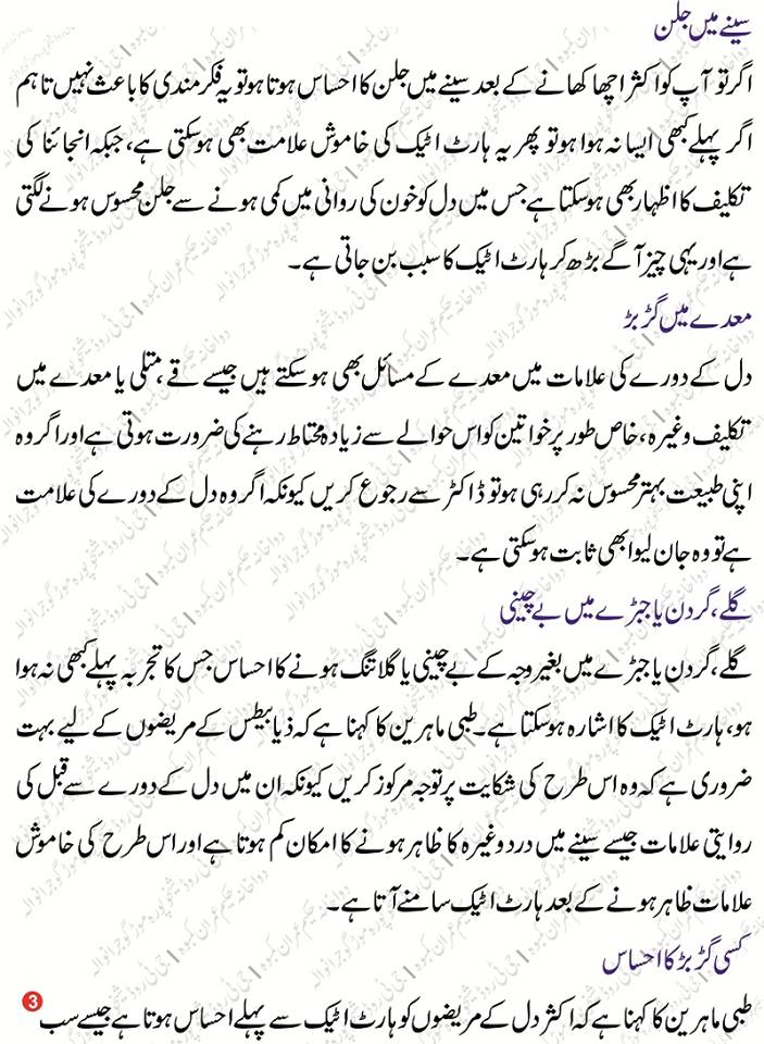 Heart Attack In Urdu Types Of Heart Attack Symptoms Dil Ka Dora