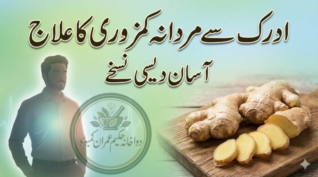 hakeemimran.com adrak-se-mardana-kamzori-ka-ilaj