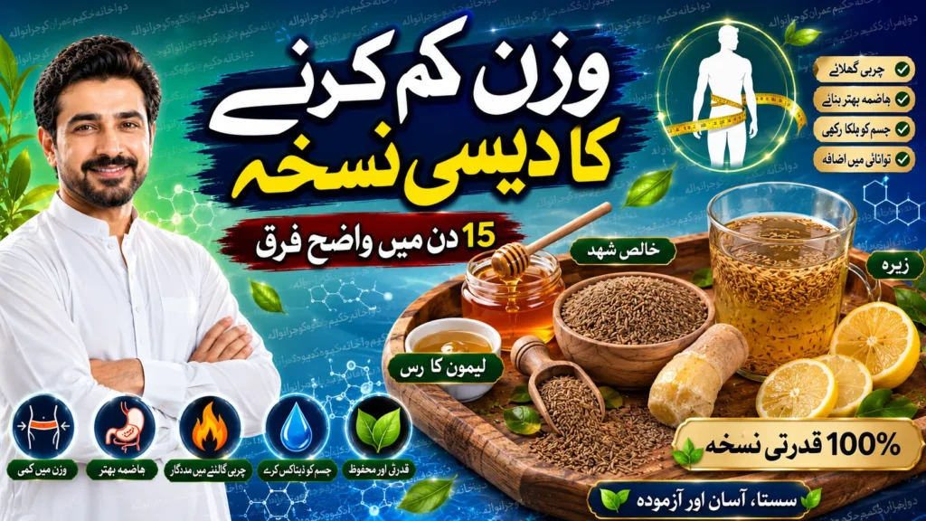 وزن کم کرنے کا دیسی نسخہ